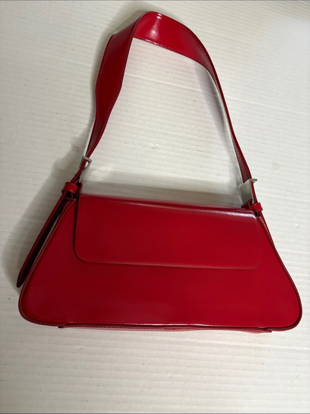 Zara Red Patent Leather Shoulder Mini Bag